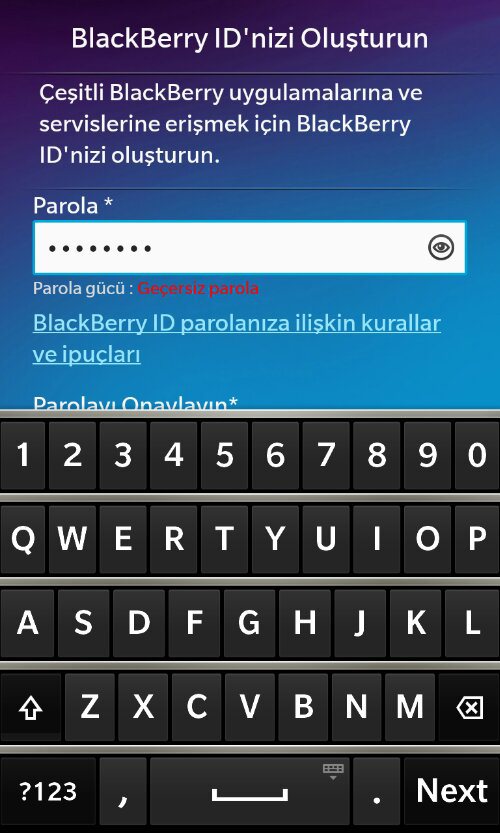 BlackBerry telefonları kolay tahmin edilebilir parola ile kullanmak artık mümkün değil.