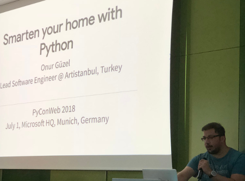 PyConWeb 2018 etkinliğinde küçük de olsa bir sunum yaptım